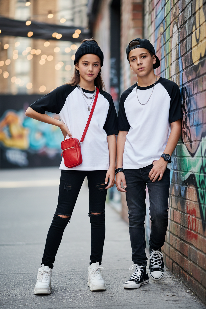 Unisex Oversized Raglan